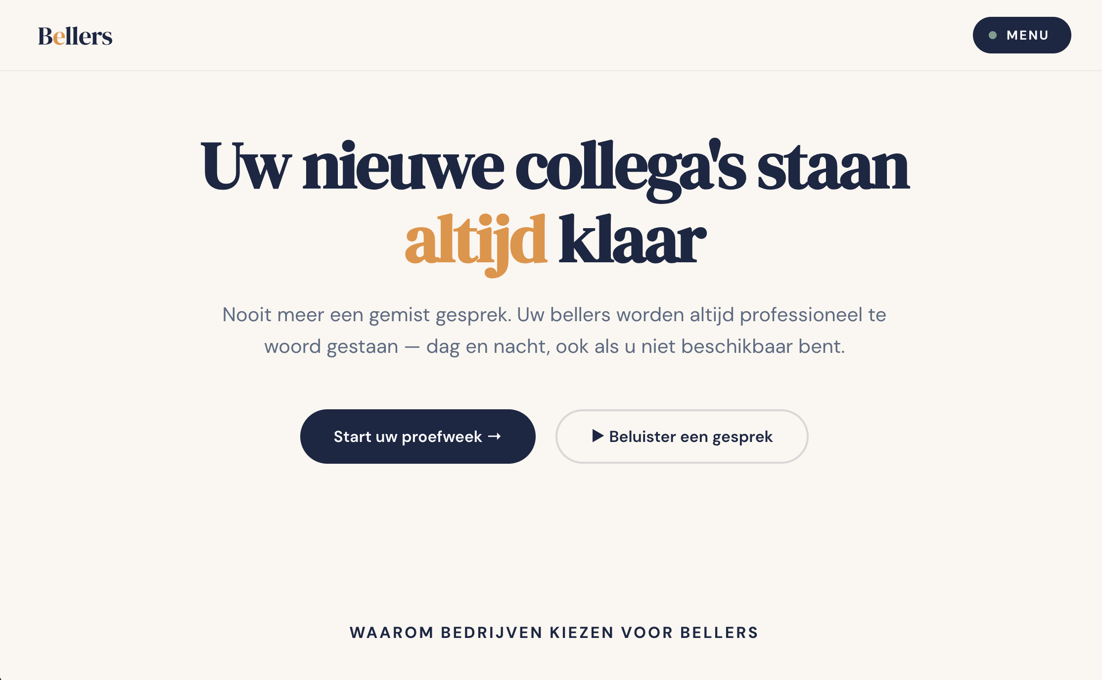 Bellers — AI Voice Agents